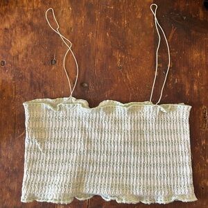 Urban Outfitters Light Green/Blue Tank Top - Medium